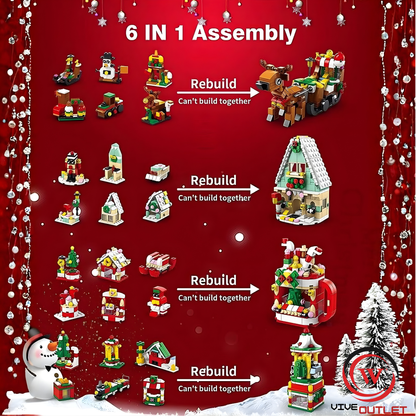 Advent Calendar Christmas Building Set