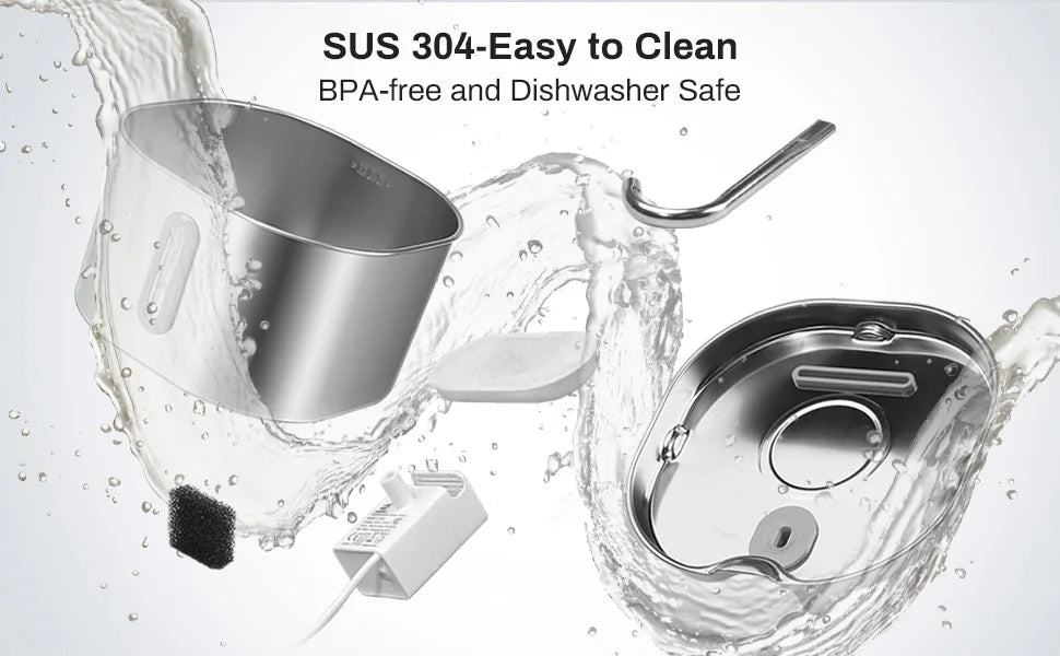 Drinkpaw Automatic Pet Water Fountain – Fresh Clean Water 24/7 | Silent & Long-Lasting