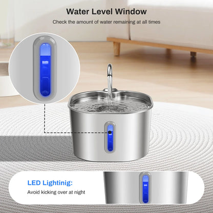 Drinkpaw Automatic Pet Water Fountain – Fresh Clean Water 24/7 | Silent & Long-Lasting