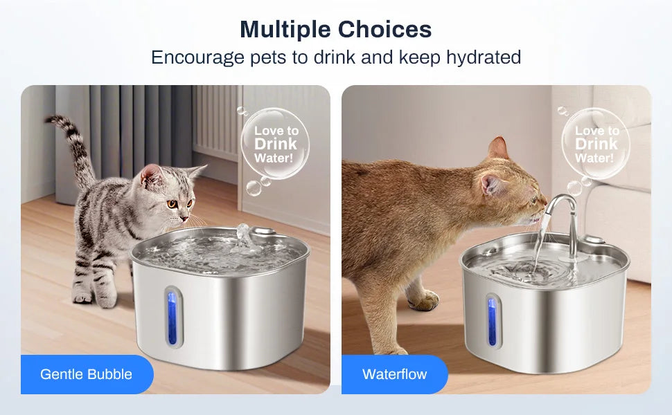 Drinkpaw Automatic Pet Water Fountain – Fresh Clean Water 24/7 | Silent & Long-Lasting